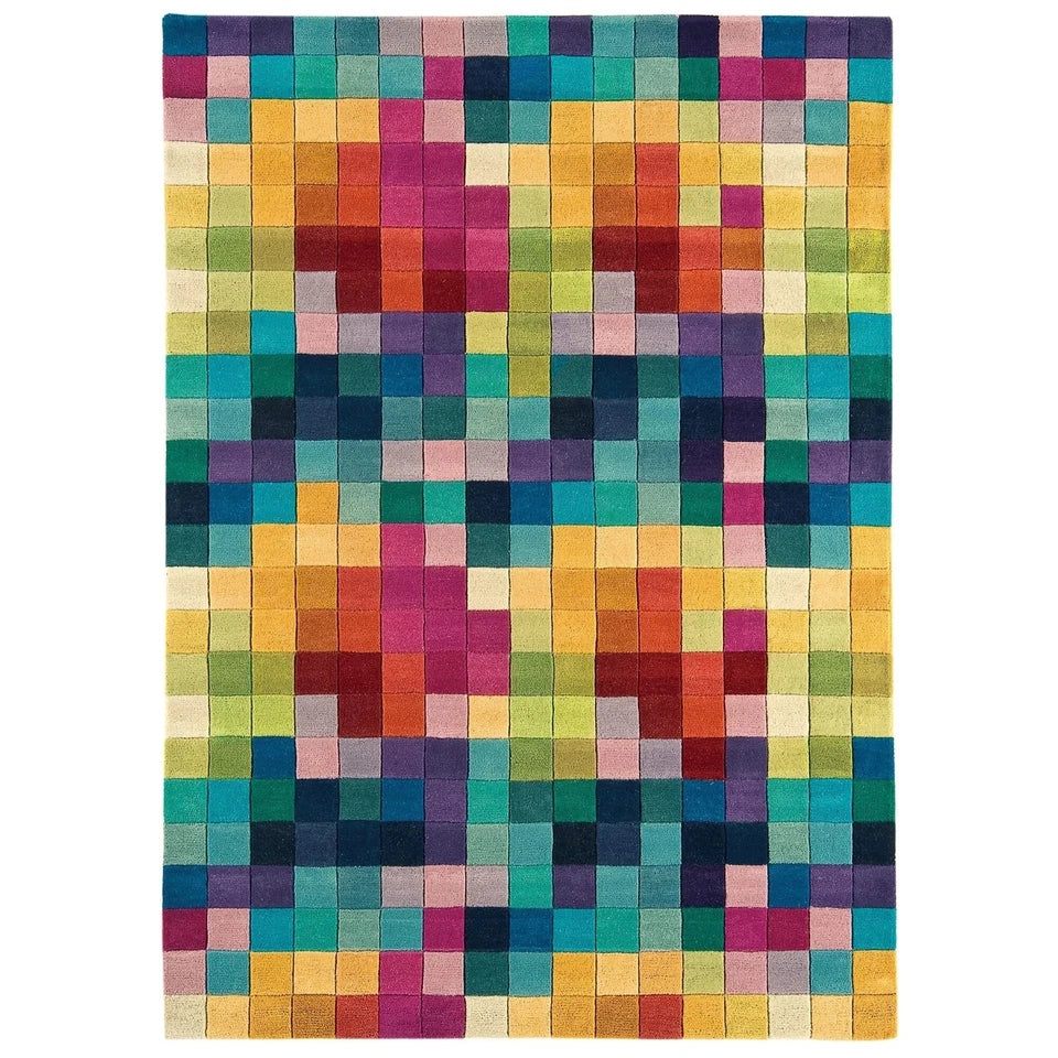 Multi-colour Funk Rug 70x200cm,Next Chic Living Room Bedroom By Asiatic