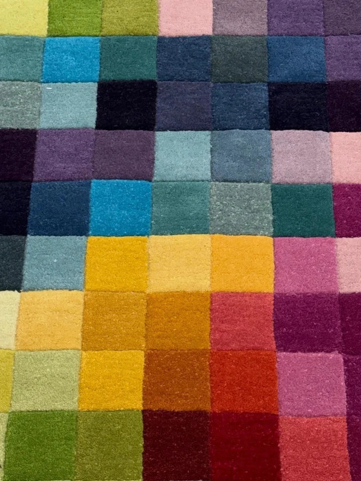 Multi-colour Funk Rug 70x200cm,Next Chic Living Room Bedroom By Asiatic