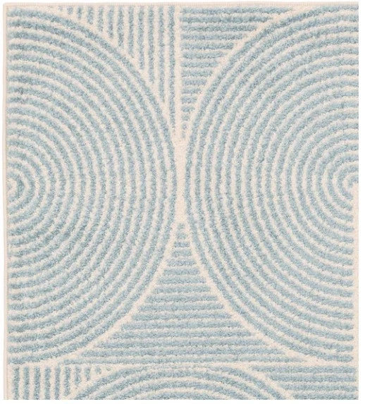Muse Blue Contemporary Rug 160x230cm Premium Bedroom Living Room