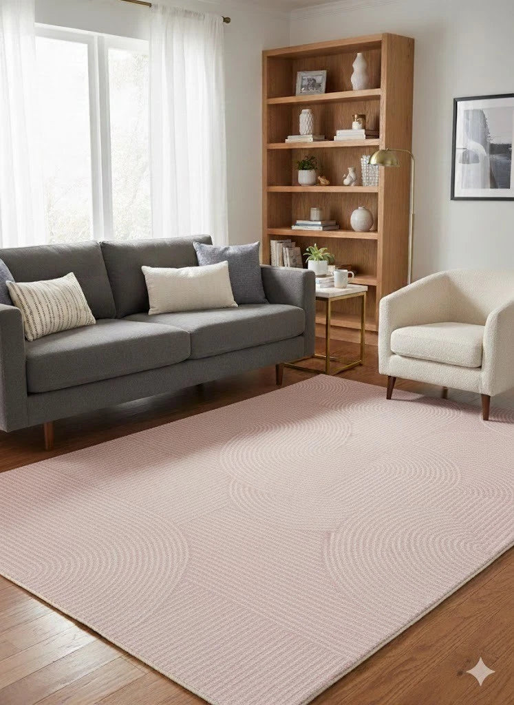 Pink Muse Contemporary Rug 200x290cm Premium Bedroom Living Room Asiatic