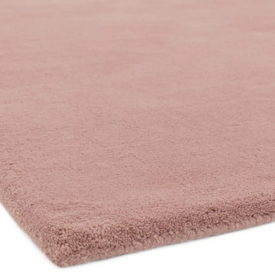 Premium Aran Rose Pink Rug 160x230cm – Hand Woven Luxury Rug