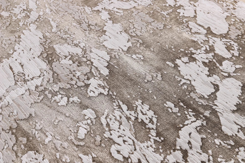 Premium Aurora Abstract Marble Effect Beige Rug