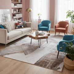 Premium Aurora Luminara Metallic Copper Rug VE05
