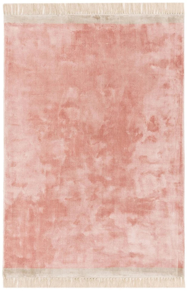Premium Elgin Pink Rug 160x230cm – Hand-Woven Viscose Rug for Bedroom & Living Room