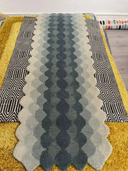Premium Hive Teal Rug 66x200cm – Luxury Hallway Runner