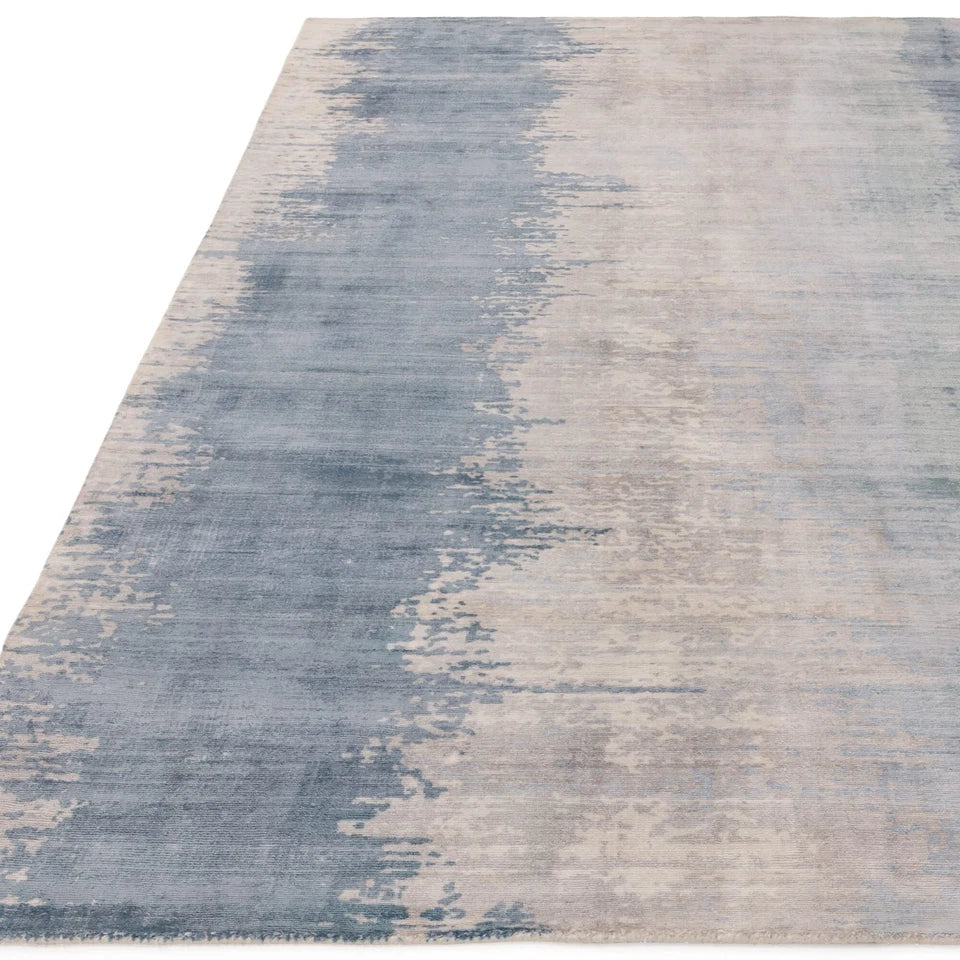 Premium Juno Aquamarine Rug 120x170cm | Hand Woven for Living Room & Bedroom