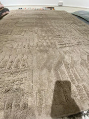 Premium Valley Natural Route Rug 160x230cm – 3D Carved Pattern