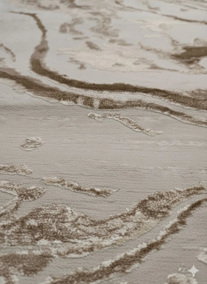 Vizion contemporary Platinum Rug 160x230cm, Bedroom & Living Room Asia