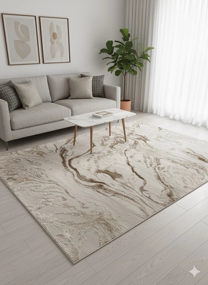 Vizion contemporary Platinum Rug 160x230cm, Bedroom & Living Room Asia