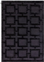 Katherine Carnaby Eaton Black Rug - Hand Made Texture, Luxury By Asiatic 200x300cm, Bedroom & Living Room