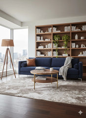 Brown Rug Carpet 120x170cm, Modern M&S Chic Bedroom & Living Room By Asia