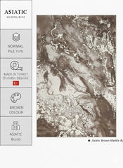 Brown Rug Carpet 120x170cm, Modern M&S Chic Bedroom & Living Room By Asia