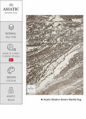 Aurora Rug Brown Gold Dune Abstract Metallic High Shine Living Room Carpet